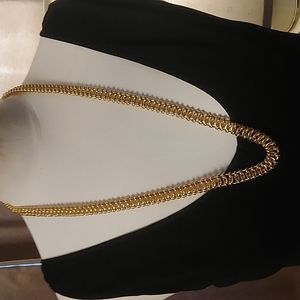 Erwin Pearl 28" gold plated chain necklace